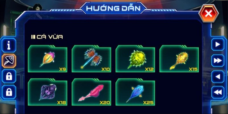 Bắn Cá Men In Black - Trải nghiệm săn cá đột phá tại IBET68 3 Hệ thống cá đa dạng